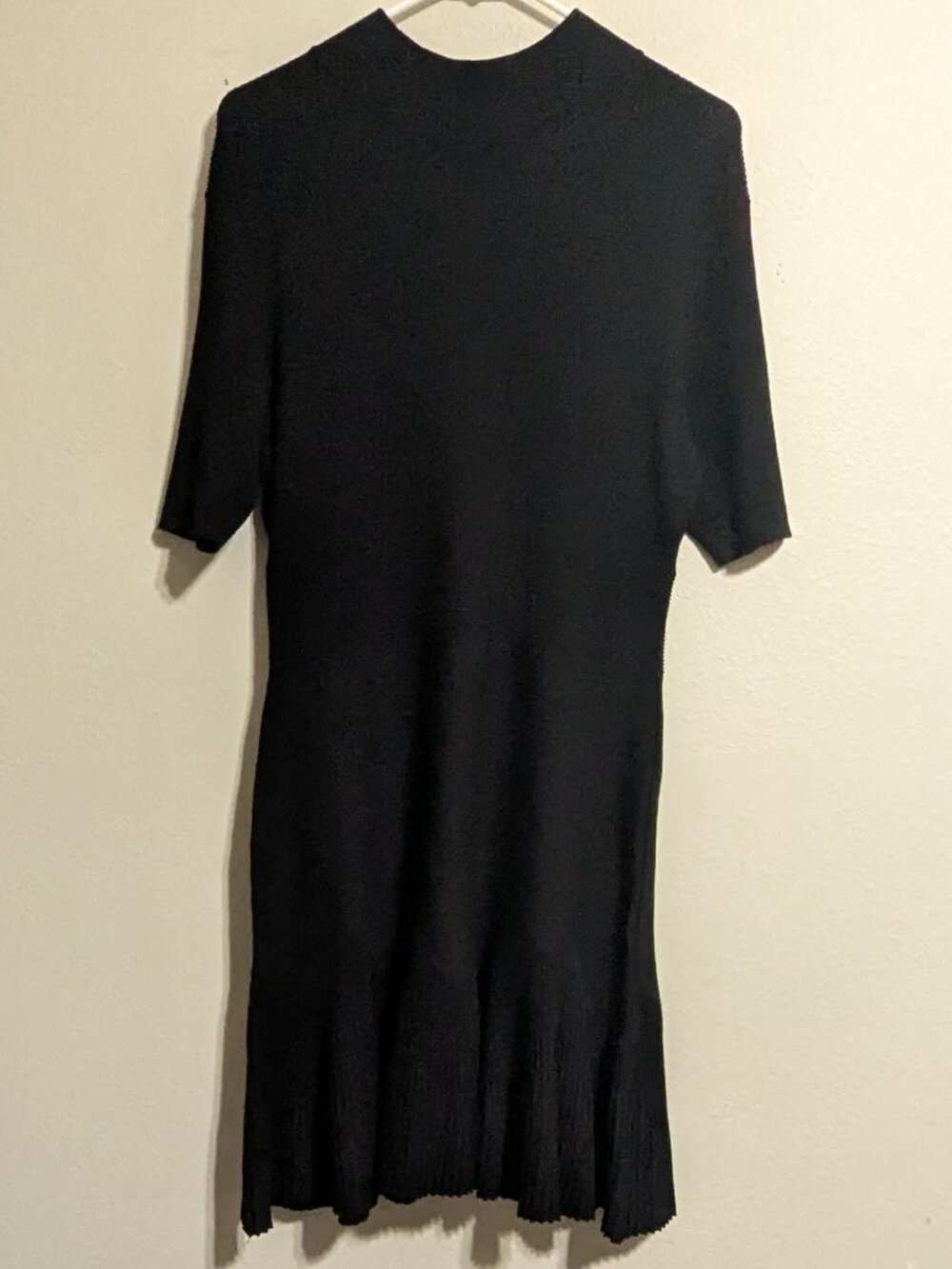 Nicole Miller Knit Ribbed Sweater Dress Size Large